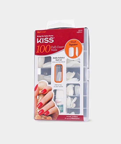 Kiss-100-Full-Cover-Nails-Square-Short-1-Pk-0