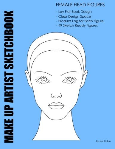 Make-Up-Artist-Sketchbook-Female-Head-Figures-Make-Up-Artist-Sketchbook-With-Product-Log-0