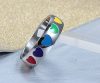 Nanafast-Titanium-Stainless-Steel-Rubber-Heart-Rainbow-Ring-Gay-and-Lesbian-LGBT-Pride-Wedding-Band-Jewelry-0-2