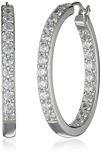 Platinum-or-Gold-Plated-Sterling-Silver-and-Swarovski-Zirconia-Inside-Out-Hoop-Earrings-3-cttw-0