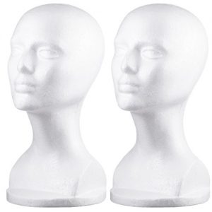 Dreambeauty Water Repellant Canvas Wig Head for Wig Styling and Display  Premium Quality Wig Stand