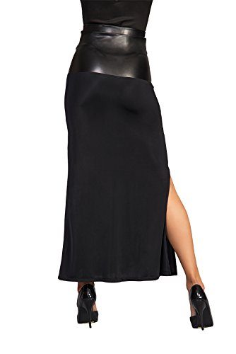 Suddenly-Fem-Crossdressing-Black-Full-Length-Perfection-Skirt-0-0