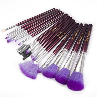 iLoveCos-Makeup-Brushes-Set-16PCS-Eyeshadow-Lip-Brush-Set-Multifunctional-Premium-Wood-Handle-Foundation-Blending-Blush-Cosmetics-Eyeliner-Face-Powder-Makeup-Brush-Kit-With-Portable-Makeup-Bag-0
