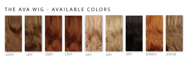 The Ava Wig - Available Colors & Swatches