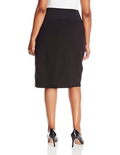 Plus Size Stretch Part PU Leather Skirt By Calvin Klein | Crossdress  Boutique
