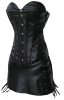 Bustier & Skirt Dress (Dark Black)