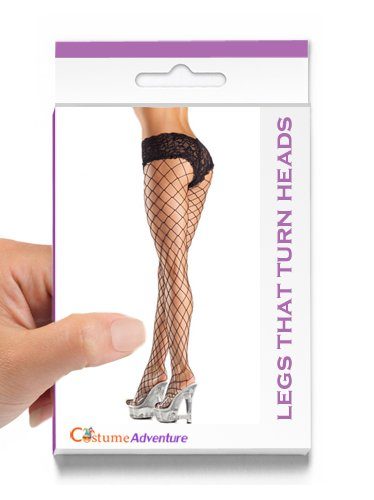 Costume-Adventure-Womens-Plus-Size-Fence-Net-Tights-with-Lace-Boy-Shorts-0-1