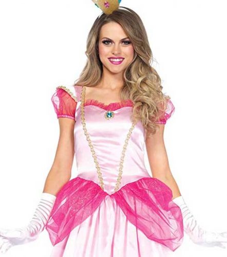 Crossdresser Pink Princess Dress Classic Costume by Leg Avenue