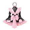 Gocebaby-Sissy-Maid-Pink-PVC-Lockable-Dress-Uniform-Costume-0-1