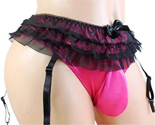 SISSY-pouch-panties-waist-size-27-34-silky-garter-thong-briefs-sexy-for-men-HDD1-0
