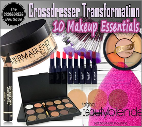 Crossdresser Transformation – 10 Makeup Essentials