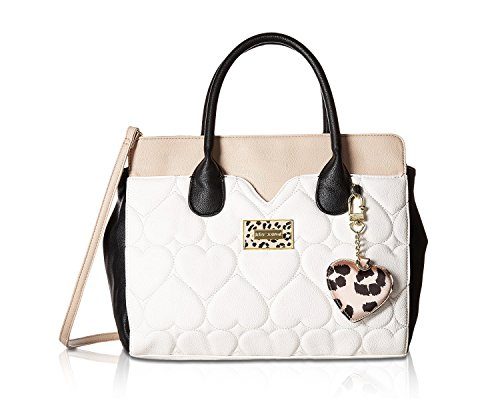 Betsey-Johnson-Womens-Dip-Satchel-with-Removable-Pouch-Cheetah-Handbag-0