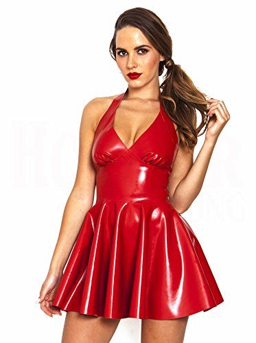 Fashion-Queen-Womens-Sexy-Black-Red-Halter-PVC-Mini-Dress-Side-Zip-Backless-Clubwear-0