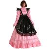 GOceBaby-French-PVC-Prissy-Sissy-Maid-Lockable-Long-Dress-Costume-Crossdress-Uniform-0-1