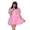 GOceBaby-Sissy-French-Maid-Lockable-Organza-Puffy-A-Line-Dress-Uniform-Crossdress-0-2