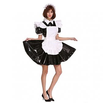 GOceBaby-Sissy-Maid-Lockable-Black-Dress-Crossdressing-For-Men-Plus-Size-Costume-0-2