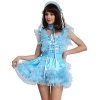 Gocebaby-Lockable-Sissy-Maid-Satin-Organza-Light-Blue-Puffy-Dress-0-2