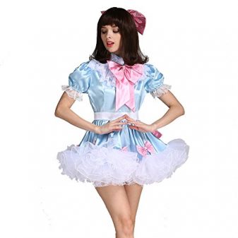 Gocebaby-Sissy-Girl-Lockable-Maid-Bow-Dress-Stain-Puffy-Crossdress-Uniform-Costume-0-6
