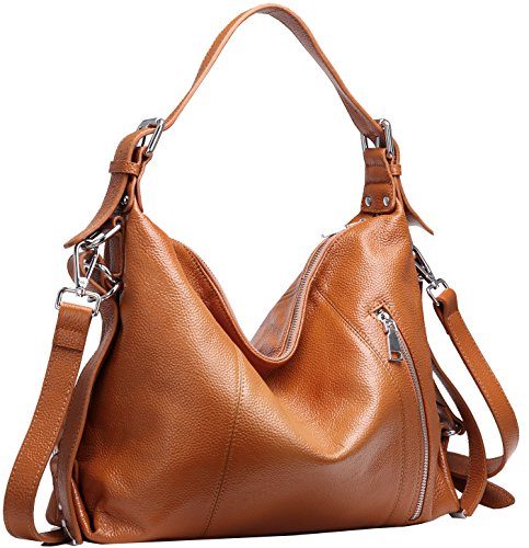 Heshe Vintage Women’s Leather Handbags Shoulder Bags Totes Purses Ladies Designer Cross Body Bag