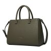 Kadell-Womens-Vintage-Soft-Leather-Handbag-Tote-Satchel-Shoulder-Bag-Top-Handle-Purse-Army-Green-0