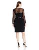 London-Times-Womens-Sequin-Illusion-Body-Con-Shuttered-Dress-0-0