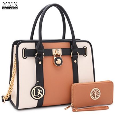 MMK-collection-Fashion-Handbag-with-coin-purseXL-11-Classic-Women-Purse-Handbag-for-Women-Signature-fashion-Designer-Purse-Perfect-Women-Satchel-Purse-XL-02-7103W-BRBG-0