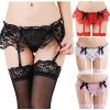 Adulove-Garter-Belt-Womens-4-Pack-Suspender-Belt-Set-with-Straps-and-Clips-for-Stockings-0-1