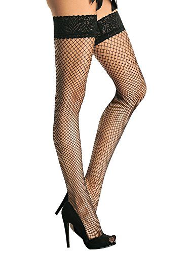 Amoretu-Sexy-Classical-Lace-Top-Fishnet-Thigh-High-Mesh-Stockings-0