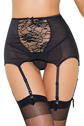 Estanla-Womens-Sexy-High-waisted-Hollow-out-Lace-Garters-0