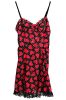 Hanky-Panky-Womens-Queen-of-Hearts-Cigarette-Girl-Chemise-BlackRed-XL-6R5836-0