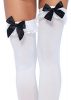 Leg-Avenue-Womens-Opaque-Thigh-High-Stockings-With-Chiffon-Ruffle-And-Satin-Bow-0-2