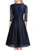 MissMay-Womens-Vintage-Half-Sleeve-Floral-Lace-Cocktail-Party-Pleated-Swing-Dress-0-0