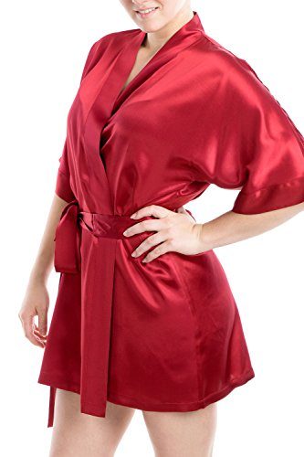 OSCAR-ROSSA-Womens-Luxury-Silk-Sleepwear-100-Silk-Short-Robe-Kimono-0-7