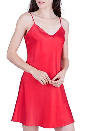 OSCAR-ROSSA-Womens-Luxury-Silk-Sleepwear-100-Silk-Slip-Chemise-Lingerie-Nightgown-0-1