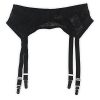 TVRtyle-Womens-Mysterious-Sexy-Black-4-Vintage-Metal-Clips-Garter-Belts-for-Stockings-0-0