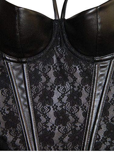WeiYang-Womens-Vintage-Steampunk-Sexy-Lace-Corset-Bustier-Lingerie-Set-with-Garter-Belt-0-4