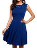 Zeagoo-Womens-A-Line-Pleated-Lace-Sleeveless-Cocktail-Party-Dress-Blue-S-0