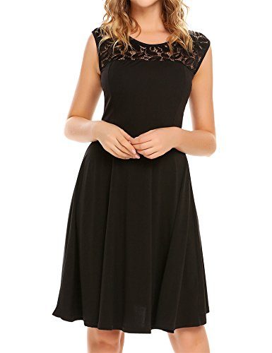 Zeagoo-Womens-A-Line-Pleated-Sleeveless-Little-Cocktail-Party-Dress-With-Floral-Lace-0-0