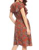 Zeagoo-Womens-Short-Sleeve-A-Line-Ruffle-Floral-Belted-Wrap-Flare-Dress-0-0