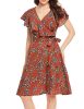 Zeagoo-Womens-Short-Sleeve-A-Line-Ruffle-Floral-Belted-Wrap-Flare-Dress-0