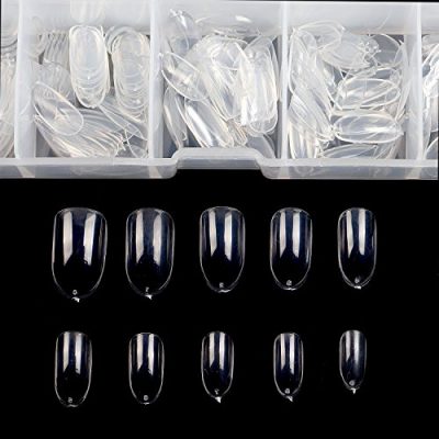 BTArtbox-Clear-Nail-Tips-Presson-Nails-Short-500pcs-Full-Cover-Acrylic-Oval-Nails-Round-Nails-10-Sizes-With-Box-0
