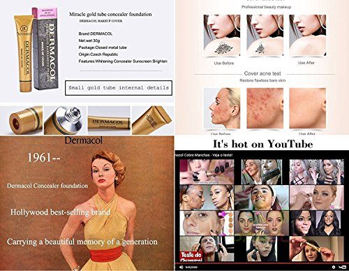 Dermacol Make-up Cover Foundation Waterproof Hypoallergenic ...