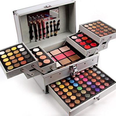 Pure-Vie-Professional-132-Colors-Eyeshadow-Concealer-Blush-Eyebrow-Powder-Palette-Makeup-Contouring-Kit-with-Aluminum-Case-Ideal-for-Professional-and-Daily-Use-0