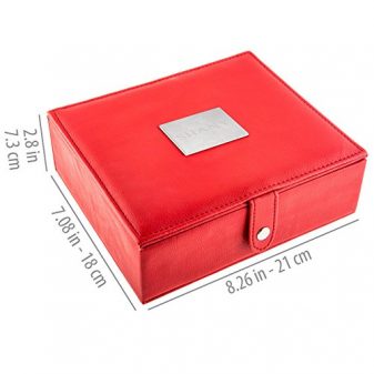 SHANY-Vanity-Vox-15-Piece-Premium-Cosmetics-Brush-Set-with-Stylish-Storage-Box-and-Stand-Red-0-1
