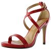 DailyShoes-Womens-Platform-High-Heel-Prom-Sandal-Open-Toe-Ankle-Buckle-Cross-Strap-Pump-Evening-Dress-Casual-Party-Shoes-Red-PT-5-BM-US-0