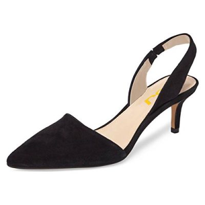 FSJ Women Classic Pointy Toe Ankle Strap DOrsay Flats Zipper Comfortable Walking Shoes Size 4-15 US