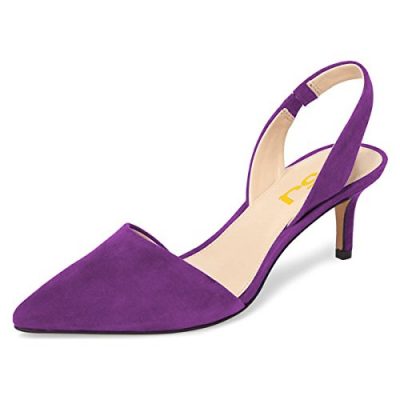 FSJ-Women-Elegant-Pointed-Toe-Slingback-Pumps-Comfortable-Low-Heels-Sandals-Shoes-Size-4-Purple-0