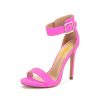 FSJ-Women-Versatile-Ankle-Strap-Buckle-Sandals-Open-Toe-High-Heels-Pumps-For-Summer-Size-4-Hot-Pink-0