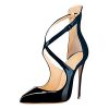 Onlymaker-Ladies-Fashion-Pointed-Toe-High-Slim-Heels-Criss-Cross-Stiletto-Pumps-For-Wedding-Party-Dress-Blue-and-Black-5-M-US-0