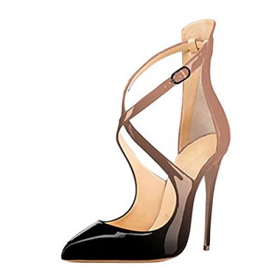 Onlymaker-Ladies-Fashion-Pointed-Toe-High-Slim-Heels-Criss-Cross-Stiletto-Pumps-For-Wedding-Party-Dress-Nude-and-Black-5-M-US-0